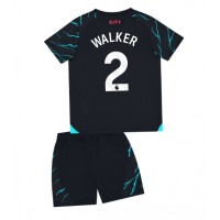 Manchester City Kyle Walker #2 Replika babykläder Tredjeställ Barn 2023-24 Kortärmad (+ korta byxor)